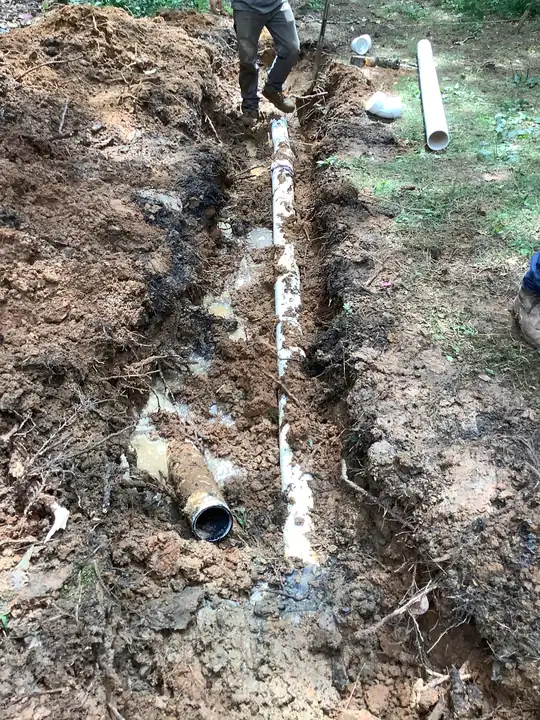 Repaired septic pipe and line work by SepticRooter™ in Metro Atlanta, Georgia